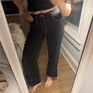 Zara Black Flare Jeans